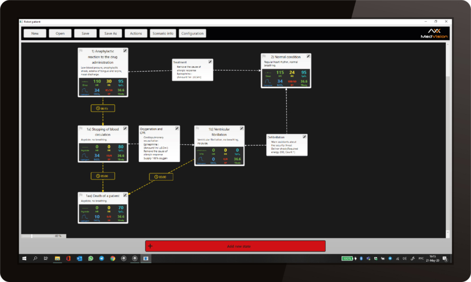 Monitor with Scenario Builder